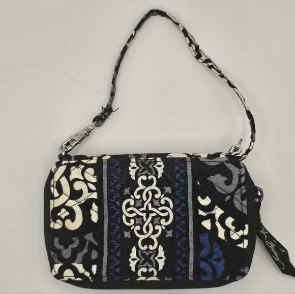 VERA BRADLEY Canterberry Cobalt Phone/Cigarette Pocket Ziparound Wallet - Picture 4 of 9